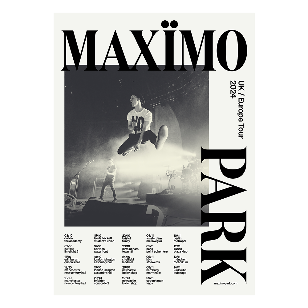 2024 UK/EU Tour Poster (A3) - SIGNED