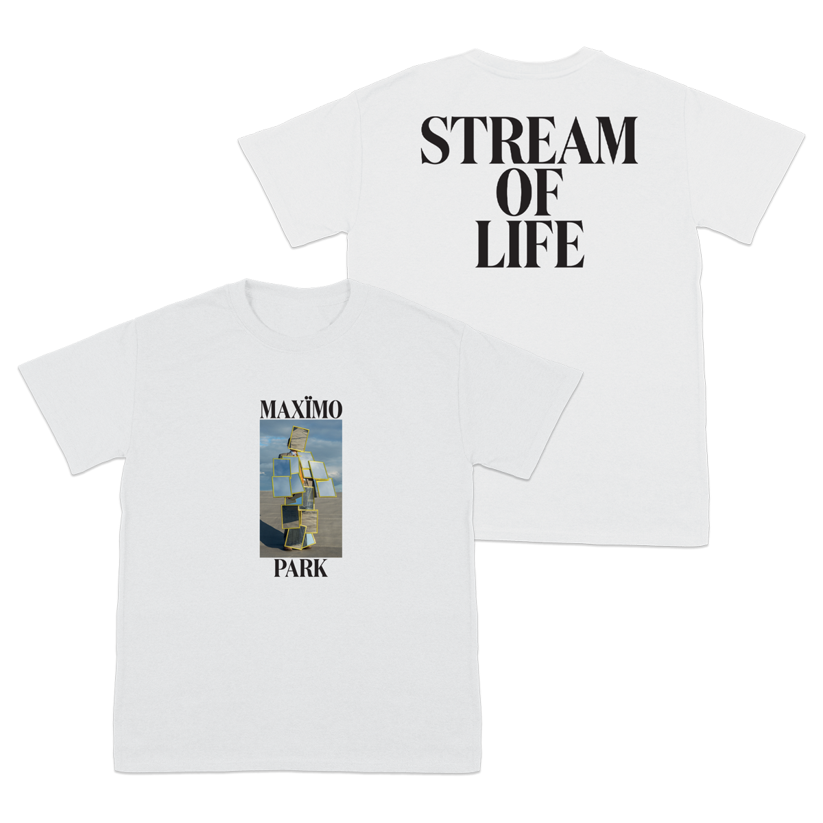 Stream Of Life T-Shirt (White)