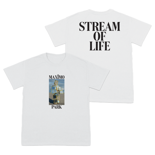 Stream Of Life T-Shirt (White)